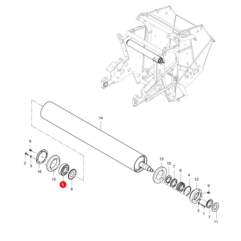 AGCO - 0922-12-96-00 - Ball Bearing Massey Ferguson Lely