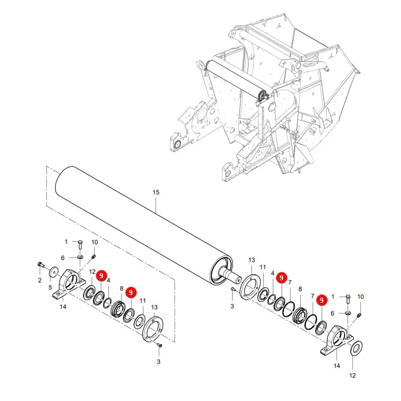 AGCO - 0925-33-70-00 - Nilos Sealing Ring Massey Ferguson Lely