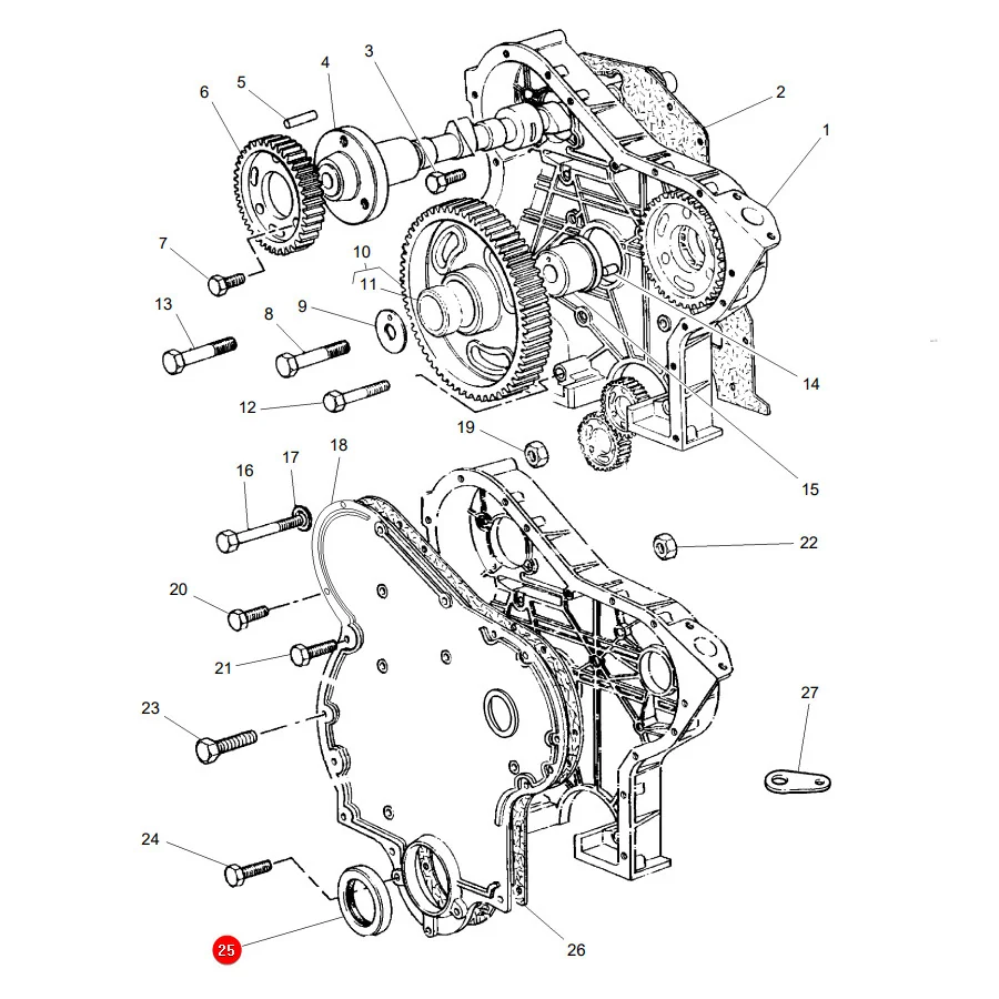 AGCO - 1447689M1 - Massey Ferguson Crankshaft Seal Ring