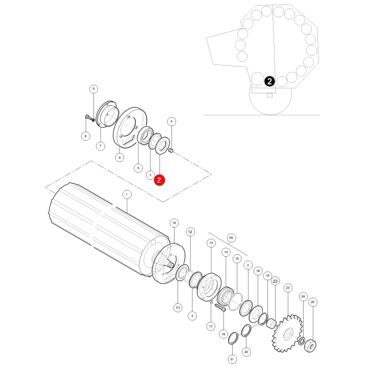 AGCO - 1724-14-21-13 - Massey Ferguson Lely Washer