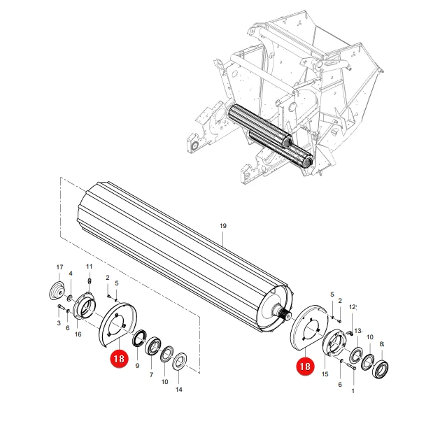 AGCO - 1753-18-05-05 - Sealing Washer Massey Ferguson Lely