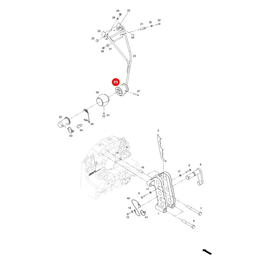 AGCO - 184870050150 - Ball Of Rear PTO Fendt