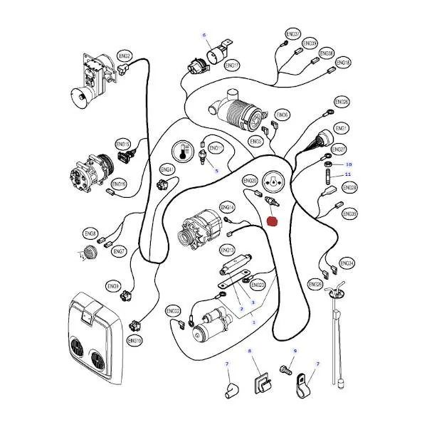AGCO - 1877721M92 - Engine Oil Pressure Sensor Massey Ferguson