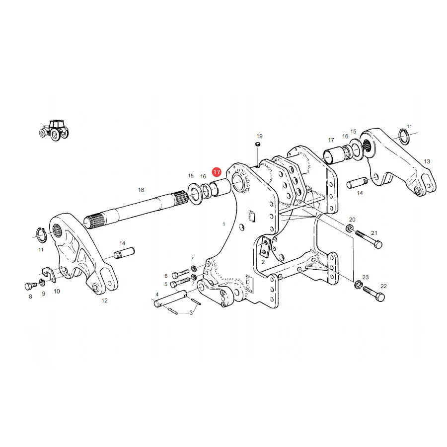 AGCO - 199860030070 - Fendt Lift Shaft Sleeve