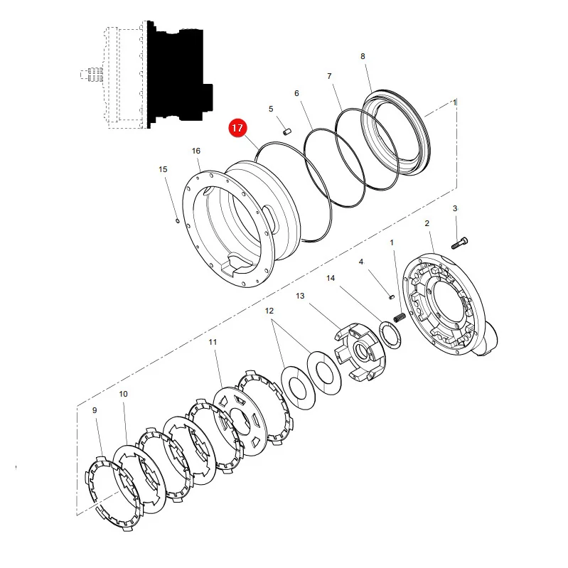 AGCO - 3011775X1 - O-Ring Gearbox Massey Ferguson