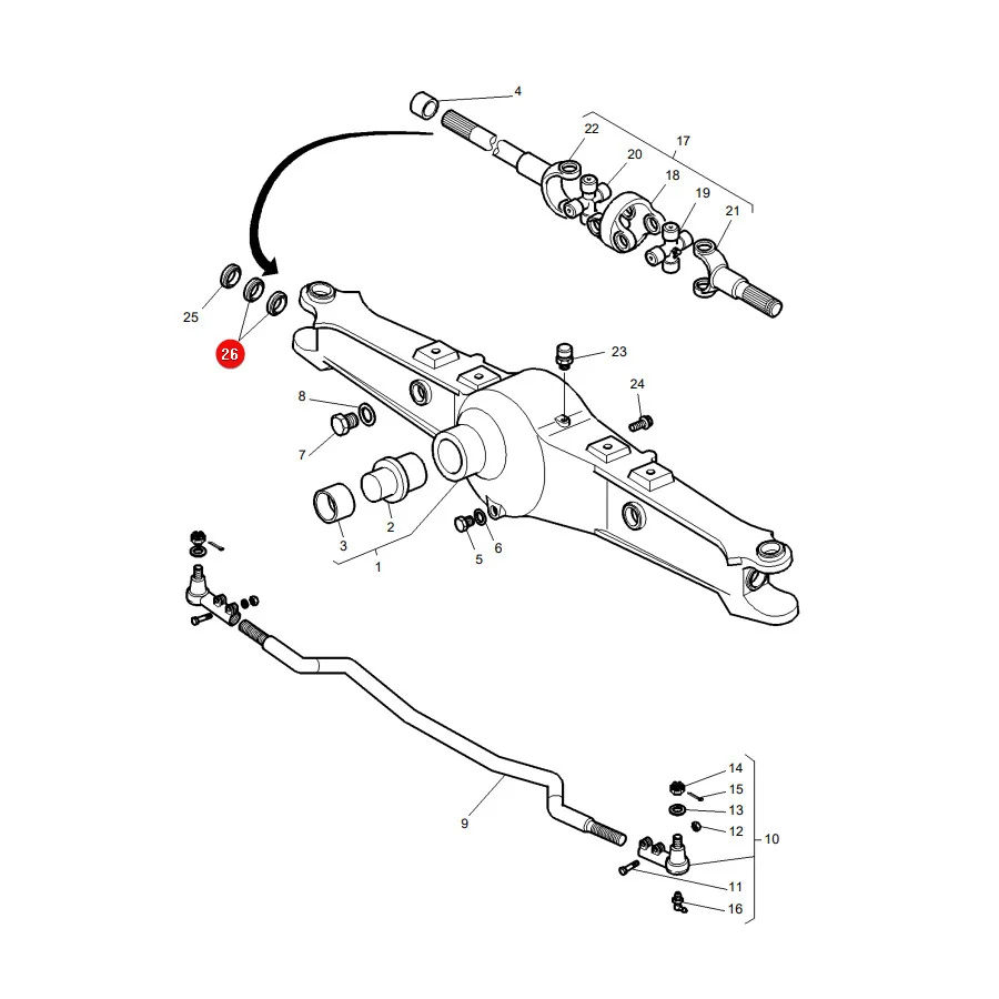 AGCO - 3084927M1 - Simmering Ring Massey Ferguson