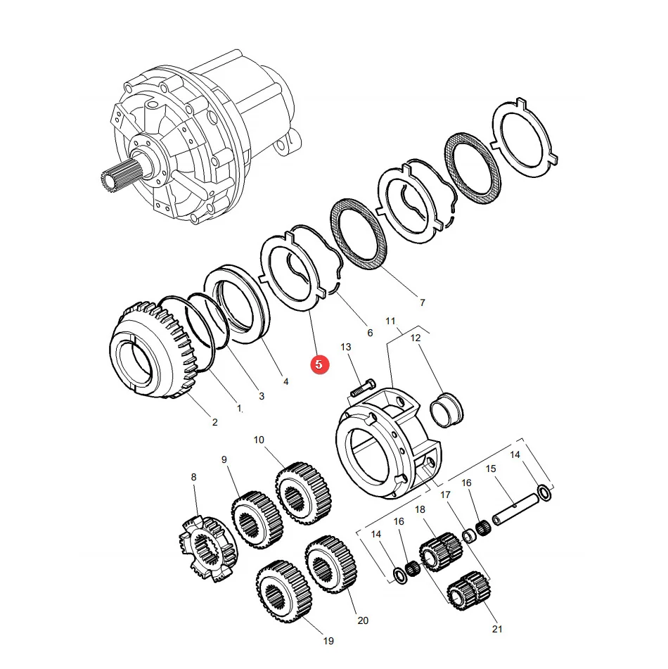 AGCO - 3382241M1 - Transmission Friction Disc Massey Ferguson