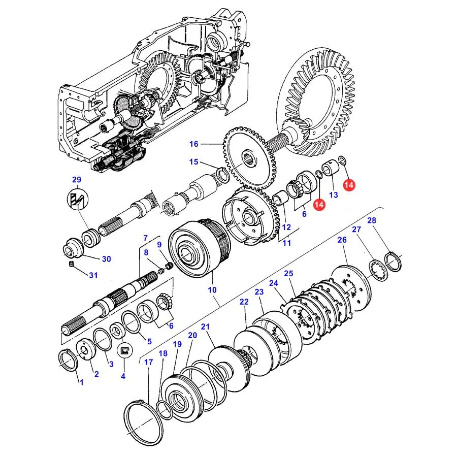 AGCO - 3382874M1 - Lock Ring Massey Ferguson