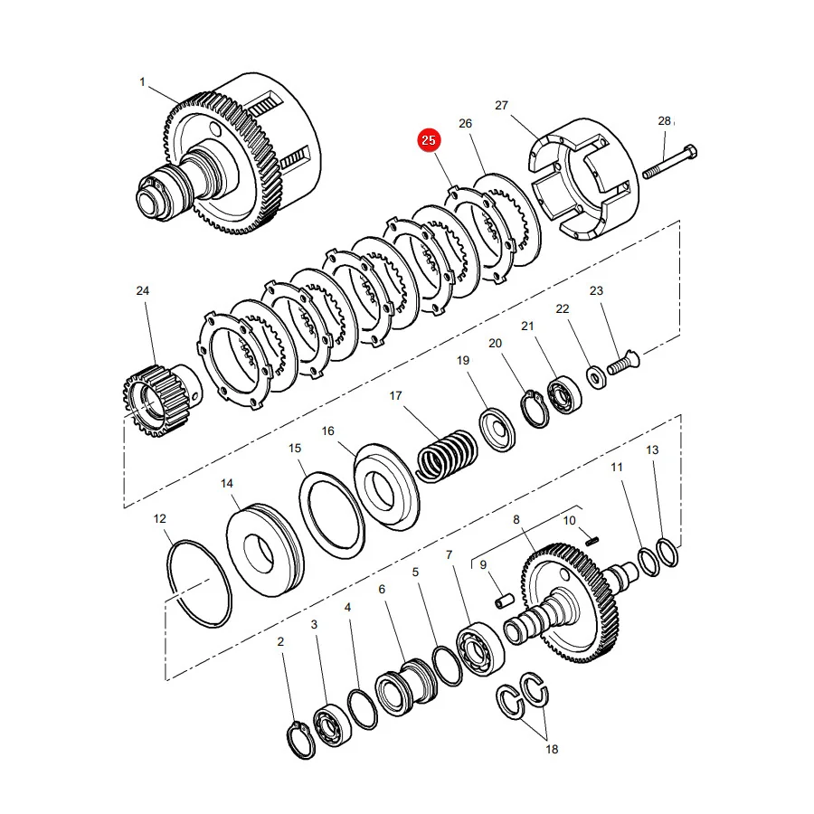 AGCO - 3387346M1 - Massey Ferguson  PTO Disc Spacer