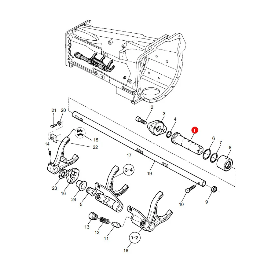 AGCO - 3583433M1 - Gear Shift Fork Piston Massey Ferguson