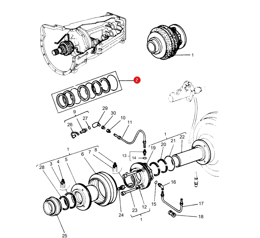AGCO - 3600207M94 - Massey Ferguson Clutch Release Bearing Seal Kit