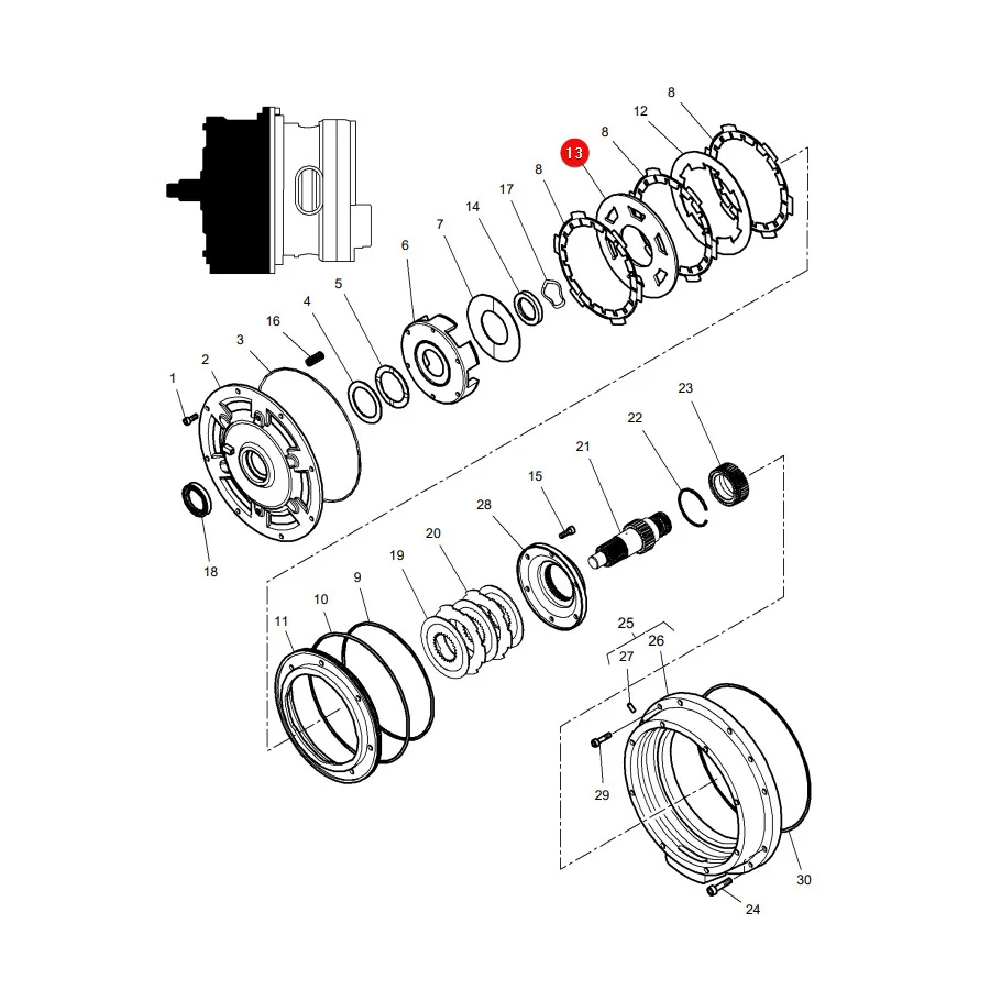 AGCO - 3616749M1 - Friction Disc Massey Ferguson