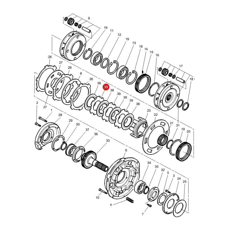 AGCO - 3617348M1 - Spacer Disc Massey Ferguson