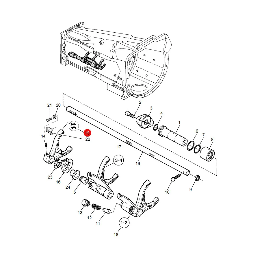 AGCO - 3617587M2 - Gearbox Fork Massey Ferguson