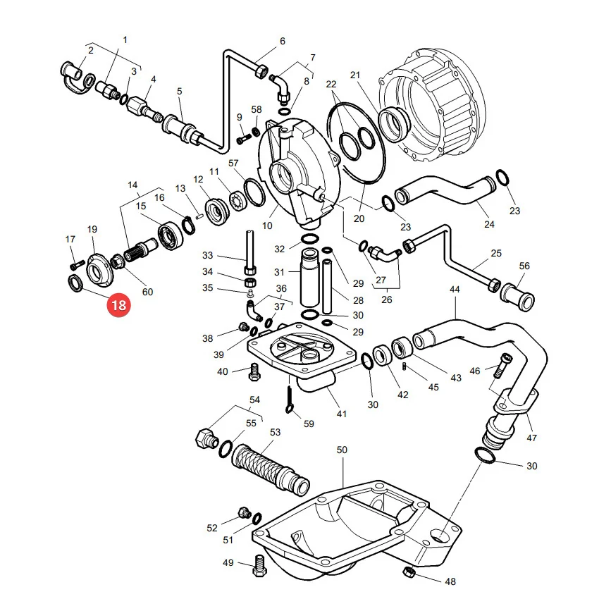 AGCO - 3619231M1 - Wet Clutch Oil Seal Ring Massey Ferguson