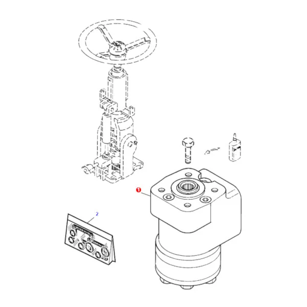 AGCO - 3684541M91 - Massey Ferguson Steering Orbitrol