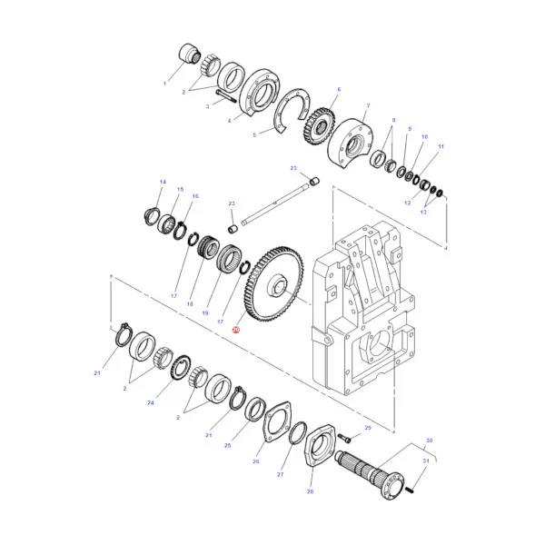AGCO - 3716012M11 - Massey Ferguson PTO Gear