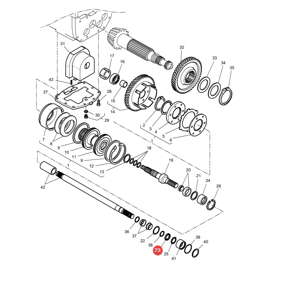 AGCO - 3716067M2 - Front Axle Seal Ring Massey Ferguson