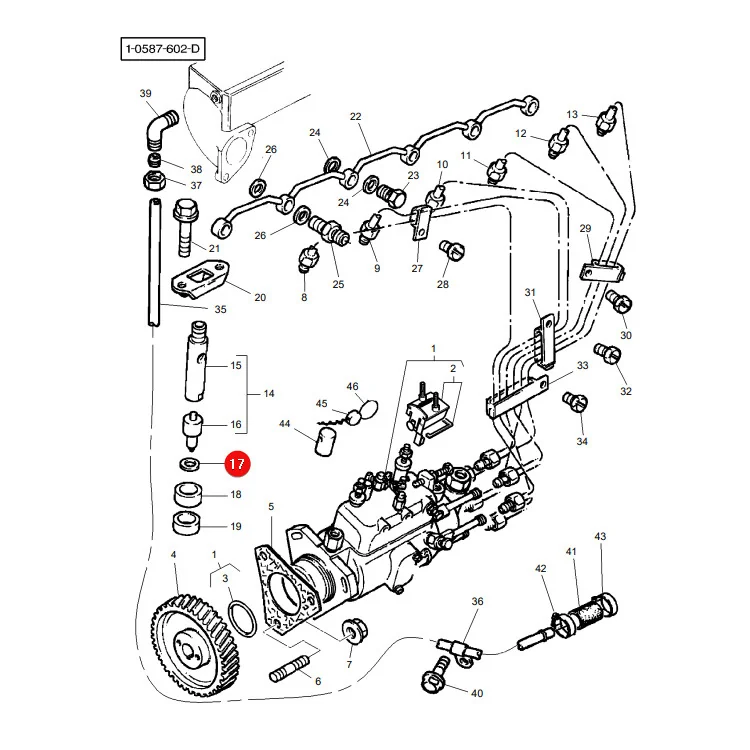 AGCO - 376091X1 - Injector Washer Massey Ferguson