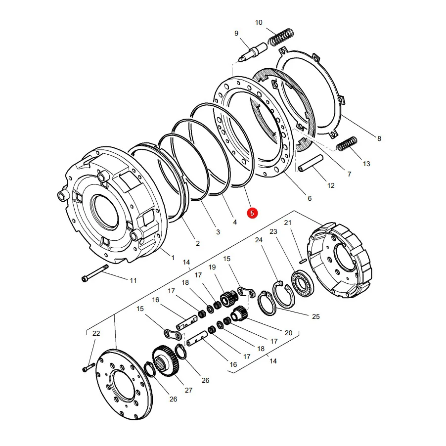 AGCO - 3790325M1 - O-Ring Transmission Massey Ferguson