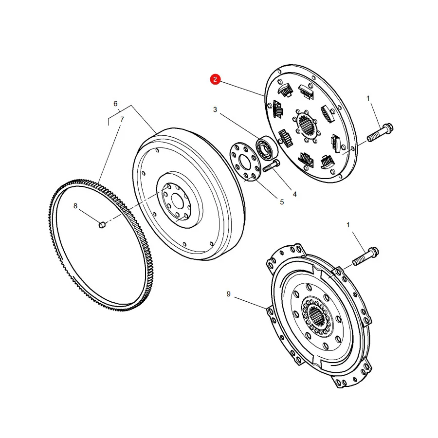 AGCO - 3793648M1 - Massey Ferguson Vibration Damper