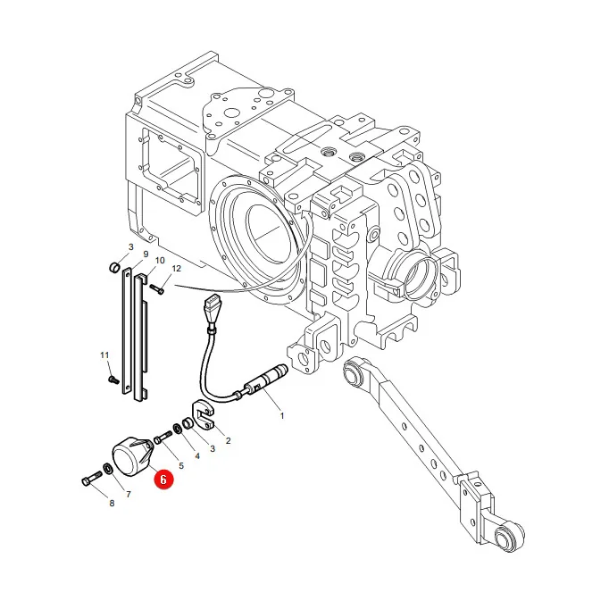 AGCO - 3794325M1 - Plastic Cover Of The Draft Force Sensor Massey Ferguson