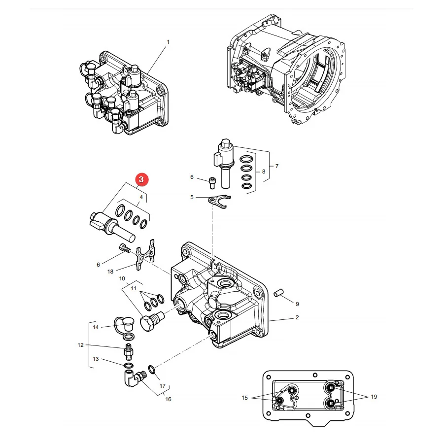 AGCO - 3794721M5 - Solenoid Valve Of The Transmission Massey Ferguson