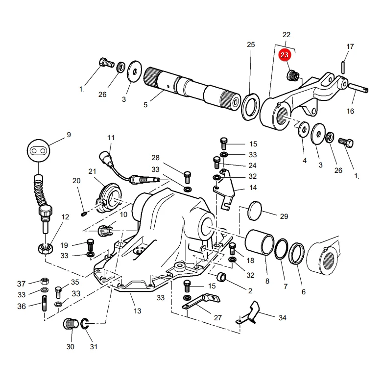 AGCO - 3796050M1 - Rear Lift Arm Bushing Massey Ferguson