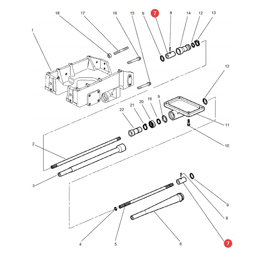 AGCO - 3800250M1 - Massey Ferguson Drive Shaft Coupling