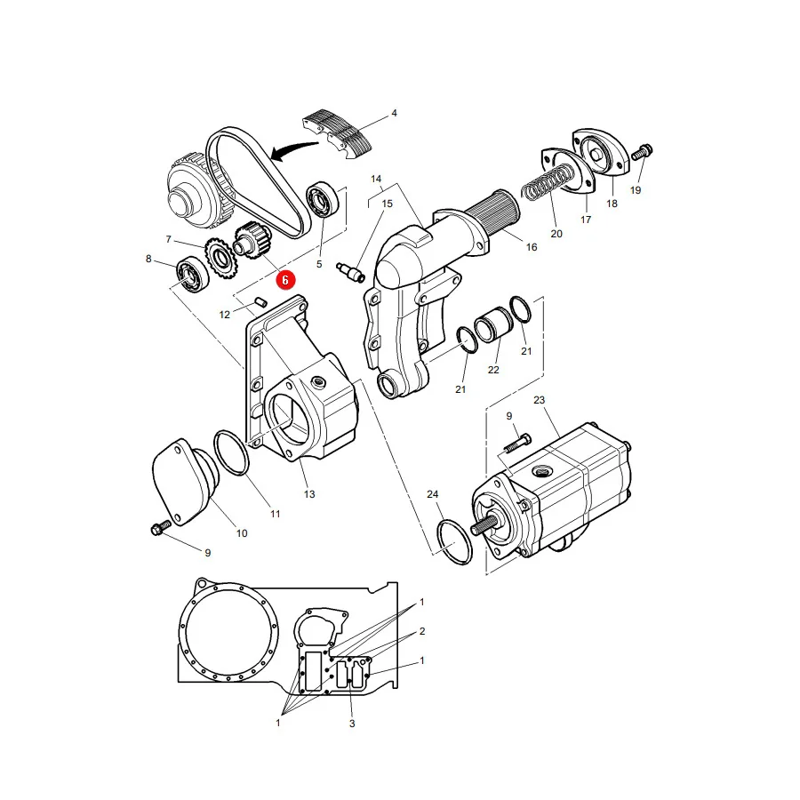 AGCO - 3801274M1 - Massey Ferguson Sprocket