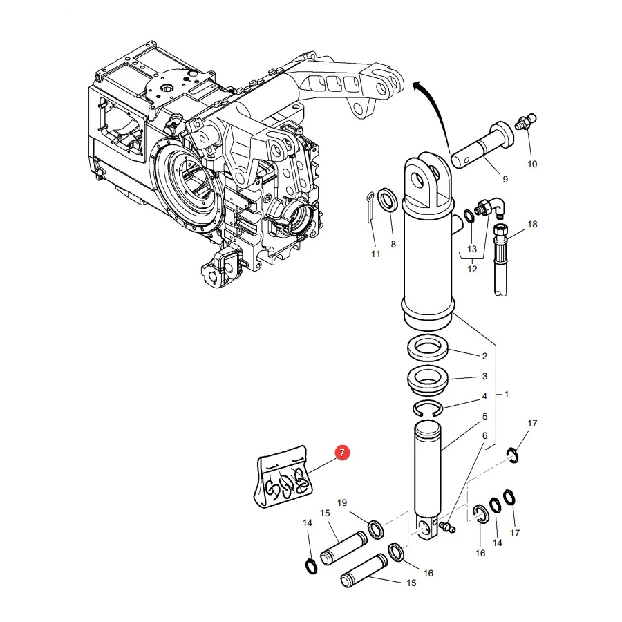 AGCO - 3903665M91 - Massey Ferguson PTO Seal Ring Set