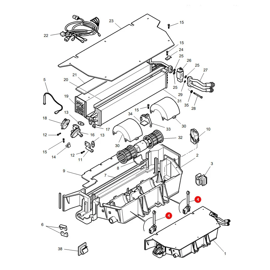AGCO - 3907313M1 - Massey Ferguson Air Temperature Sensor