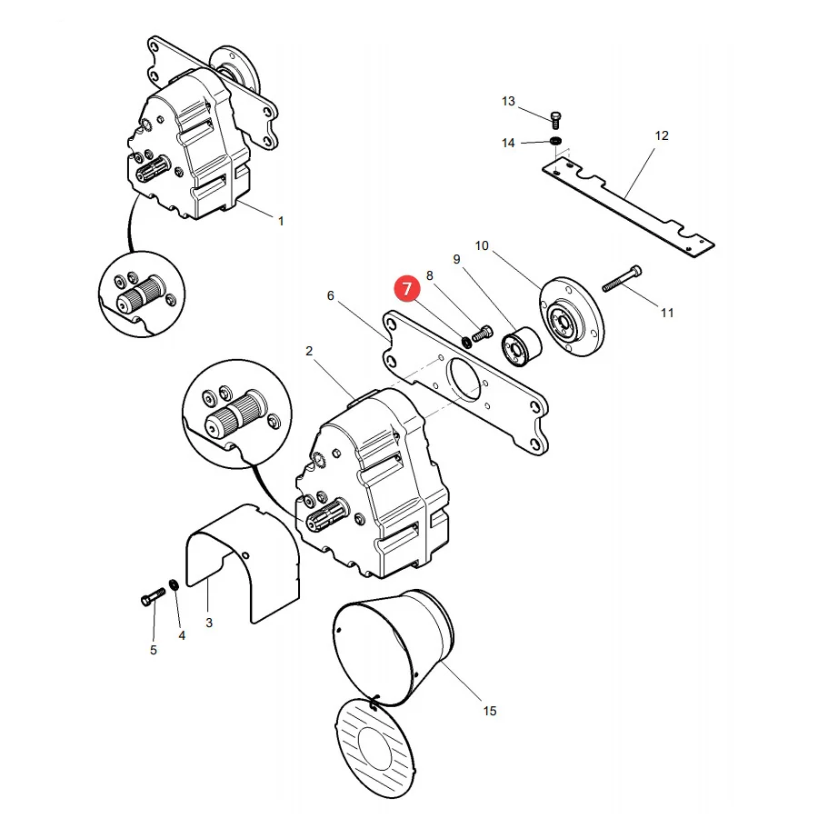 AGCO - 390735X1 - Massey Ferguson Metal Washer