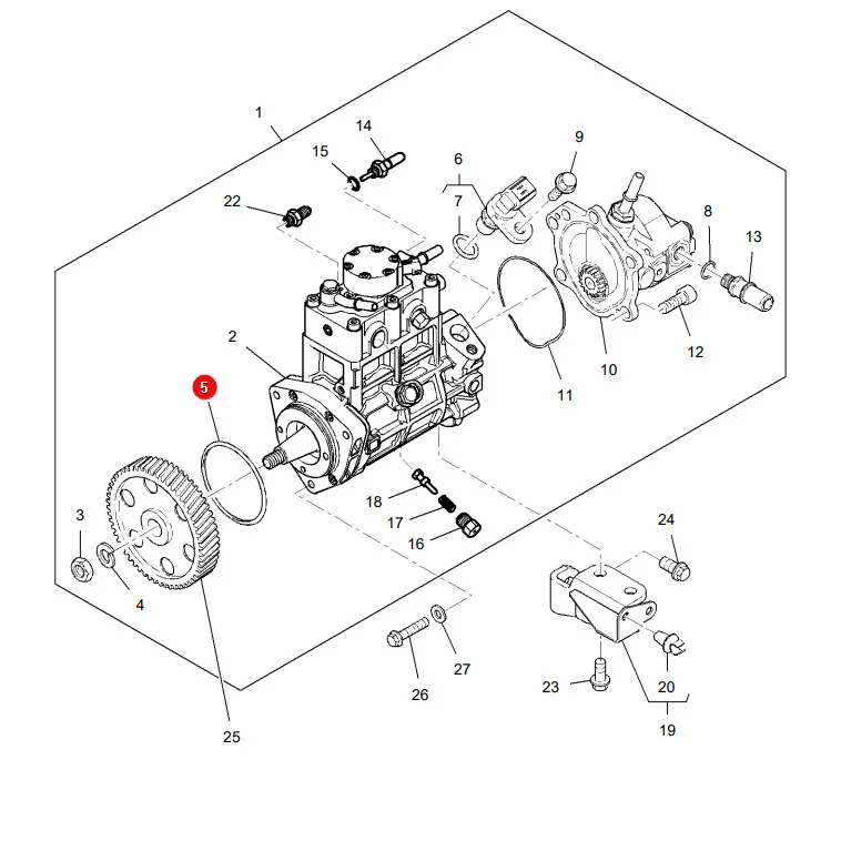 AGCO - 4226269M1 - O-Ring For Injection Pump Massey Ferguson