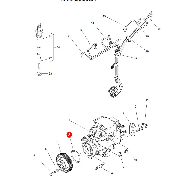 AGCO - 4226788M1 - O-Ring of Injection Pump Massey Ferguson