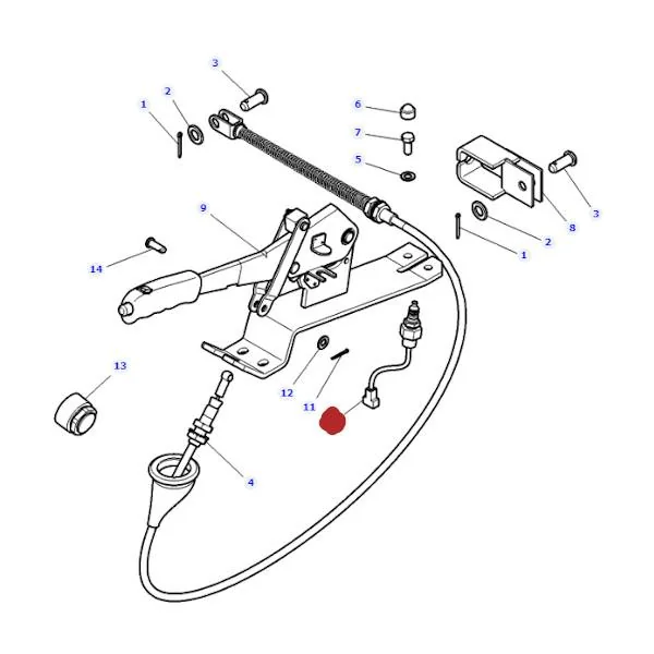 Agco - 4293575M1 - Massey Ferguson Hand Brake Switch