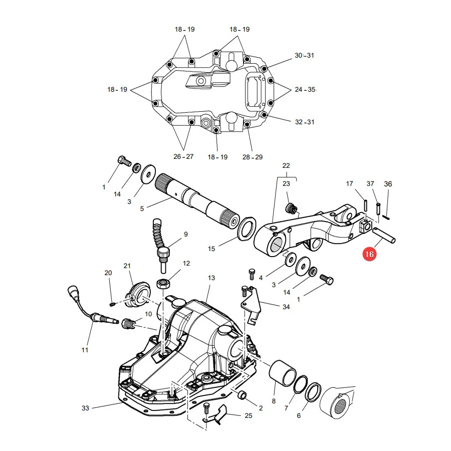 AGCO - 4305010M2 - Massey Ferguson TUZ Hitch Pin