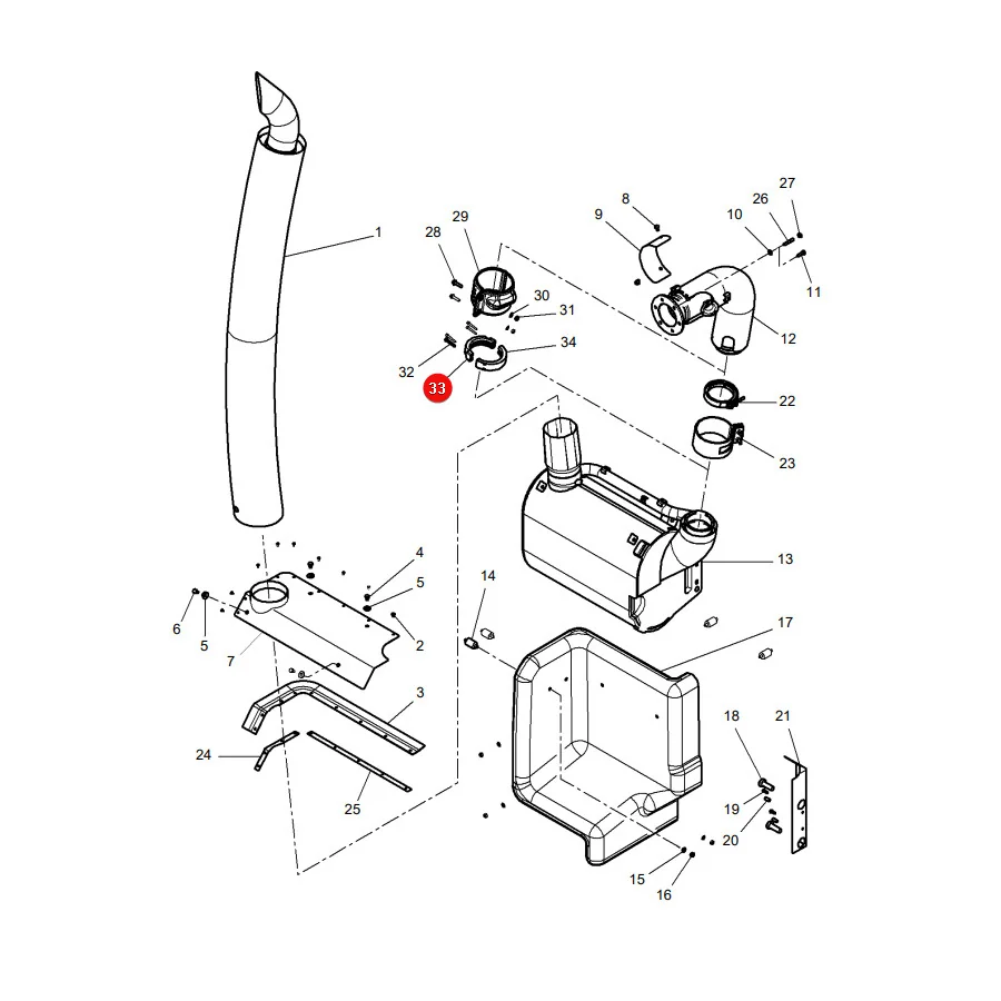 AGCO - 4355275M1 - Massey Ferguson Handle