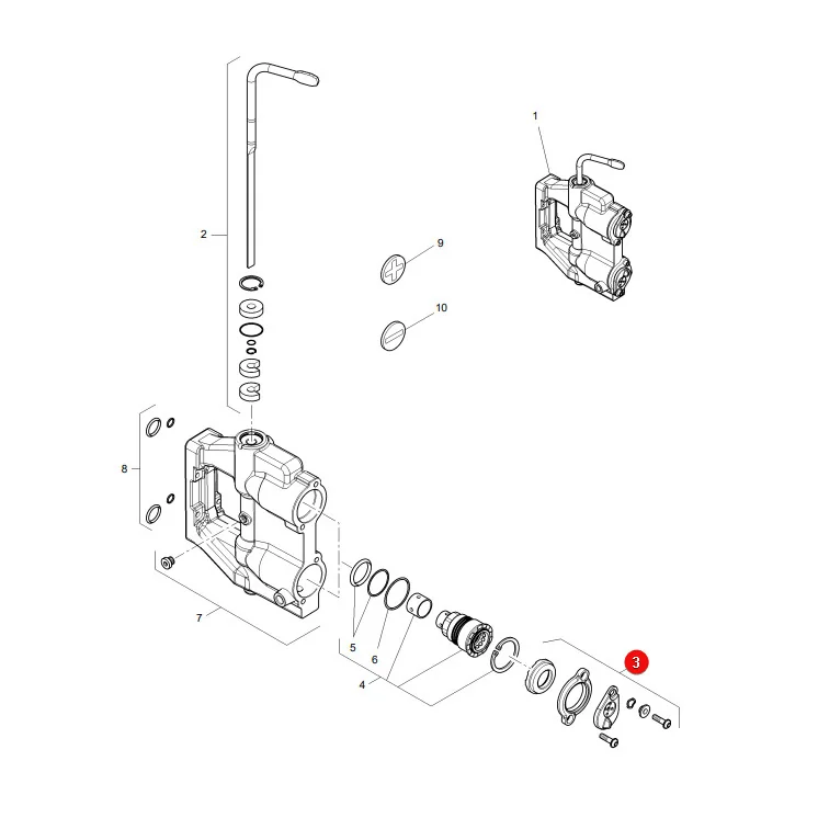 AGCO - 4358013M11 - Hydraulic Socket Repair Kit Massey Ferguson