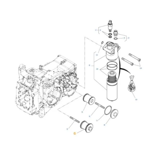 AGCO - 4358348M2 - Hydraulic Filter Massey Ferguson