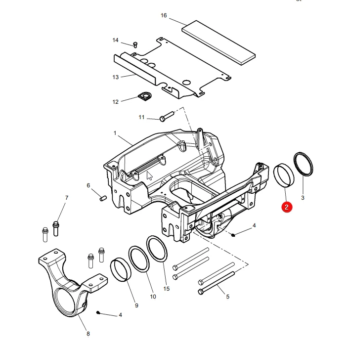 AGCO - 4377496M1 - Front Axle Sliding Sleeve Massey Ferguson