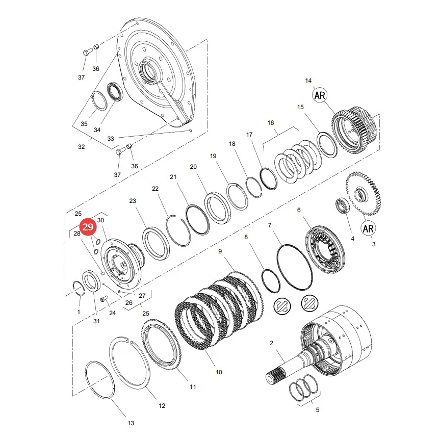 AGCO - 70923561 - Massey Ferguson Brake O-Ring