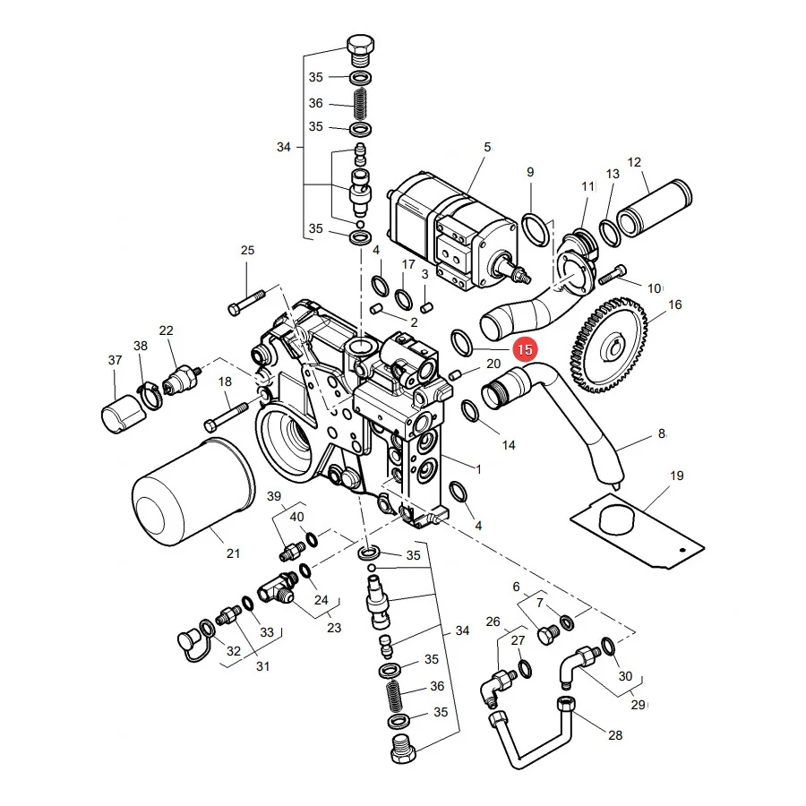 AGCO - 70923570 - Massey Ferguson Clutch O-Ring