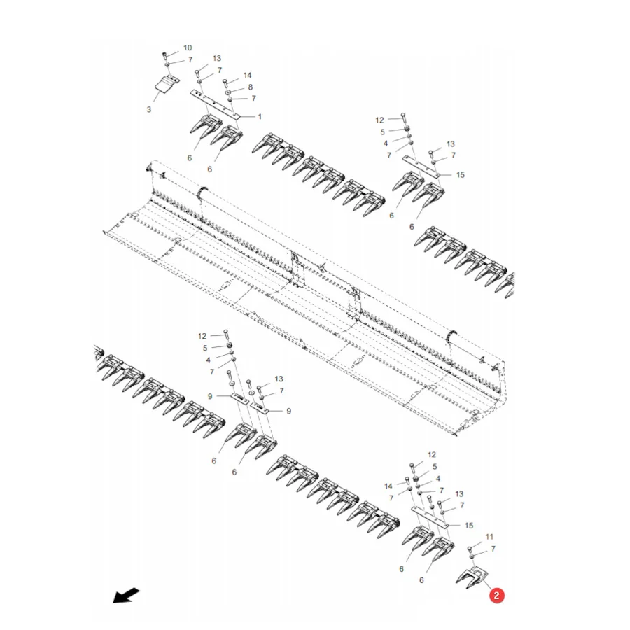 AGCO - 71386905 - Double Outer Dipstick Massey Ferguson