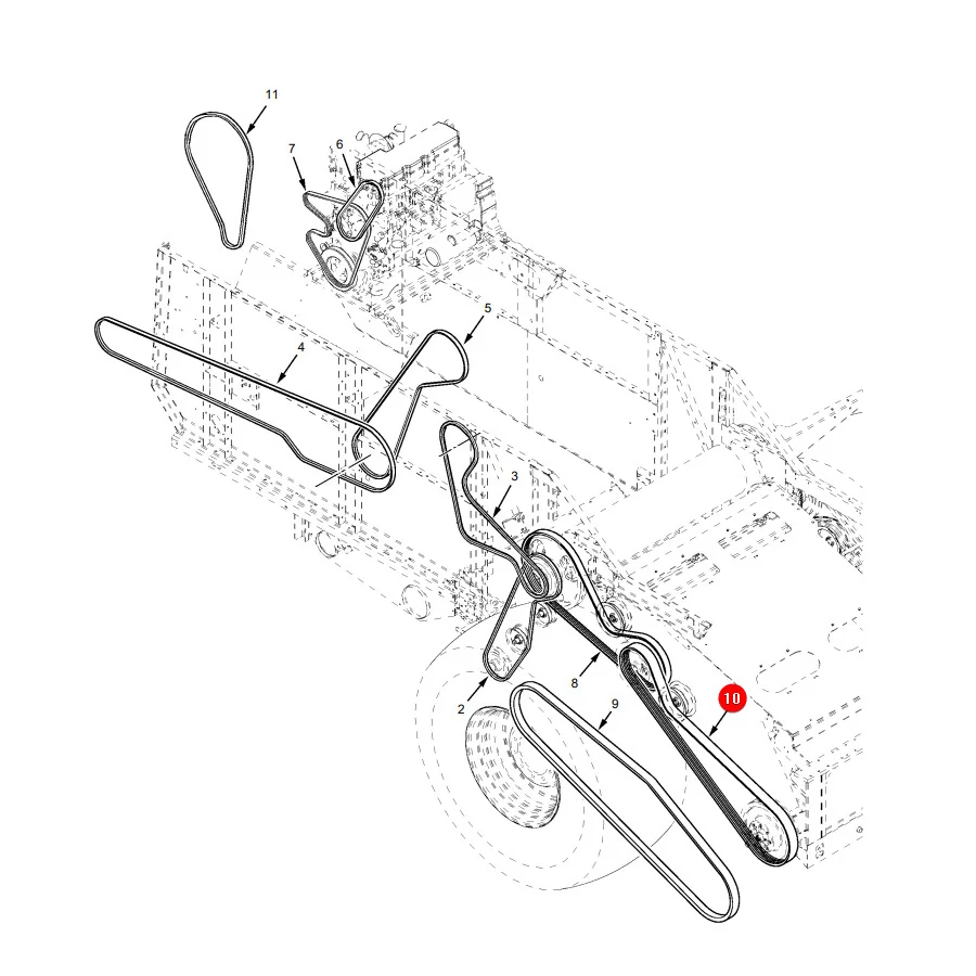 AGCO - 71399519 - V-Belt Massey Ferguson
