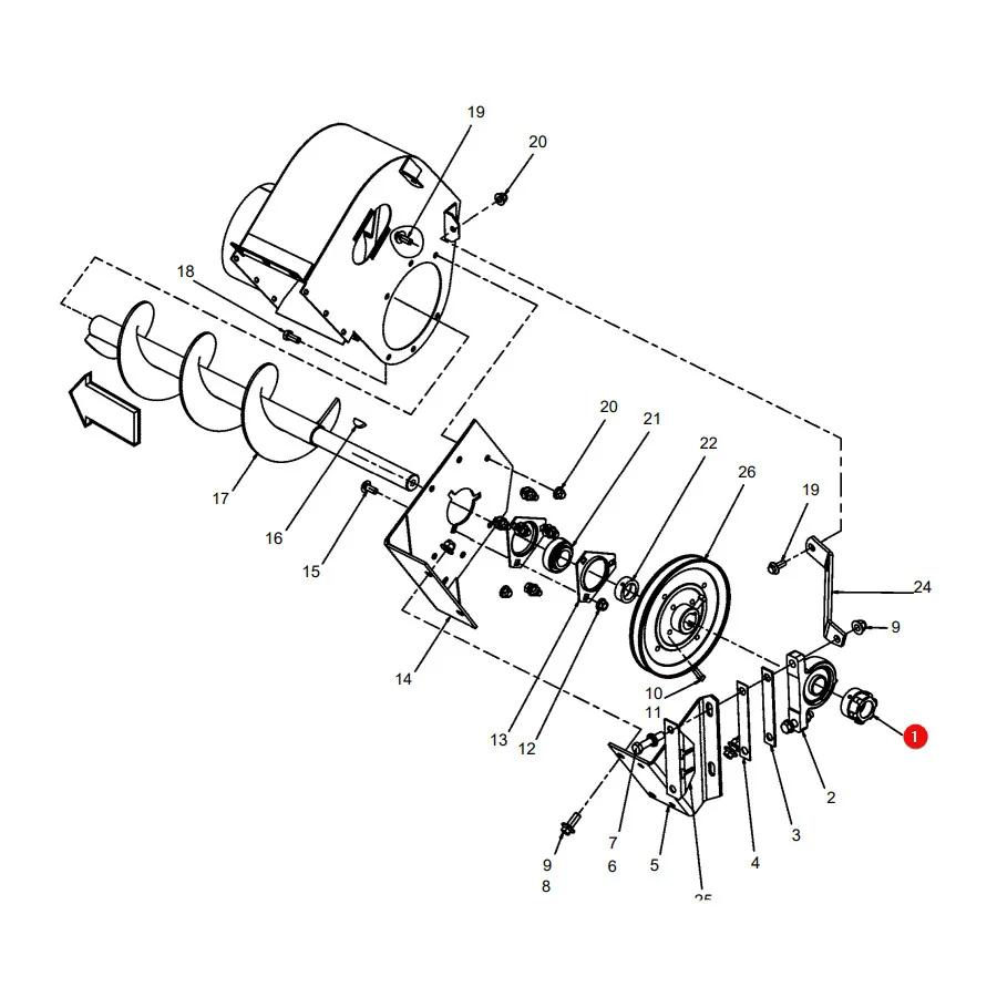 AGCO - 71422604 - Grain Tank Sensor Massey Ferguson