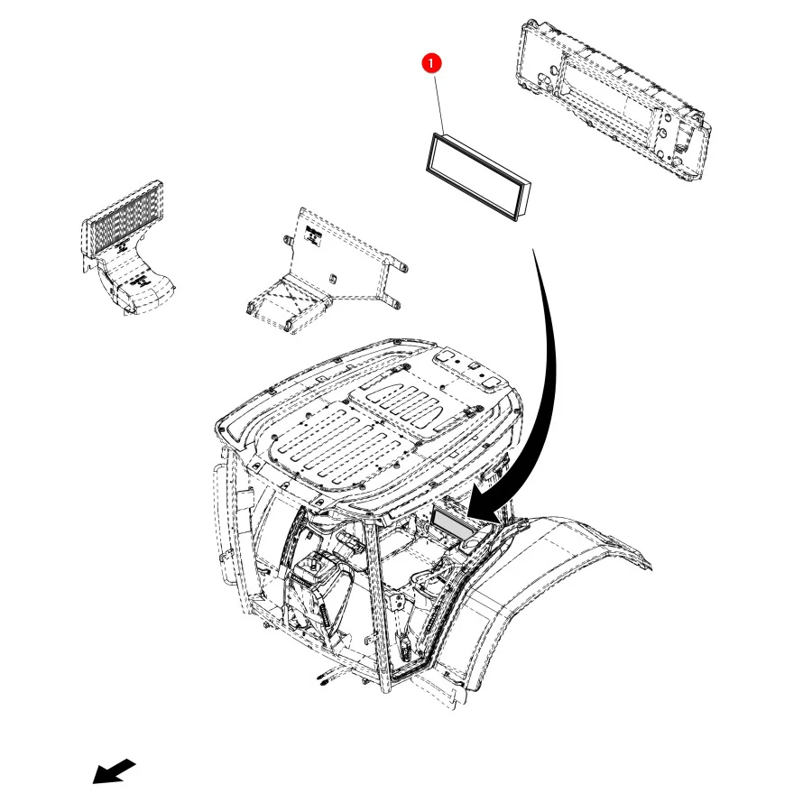 AGCO - 71484324 - Cab Filter Massey Ferguson