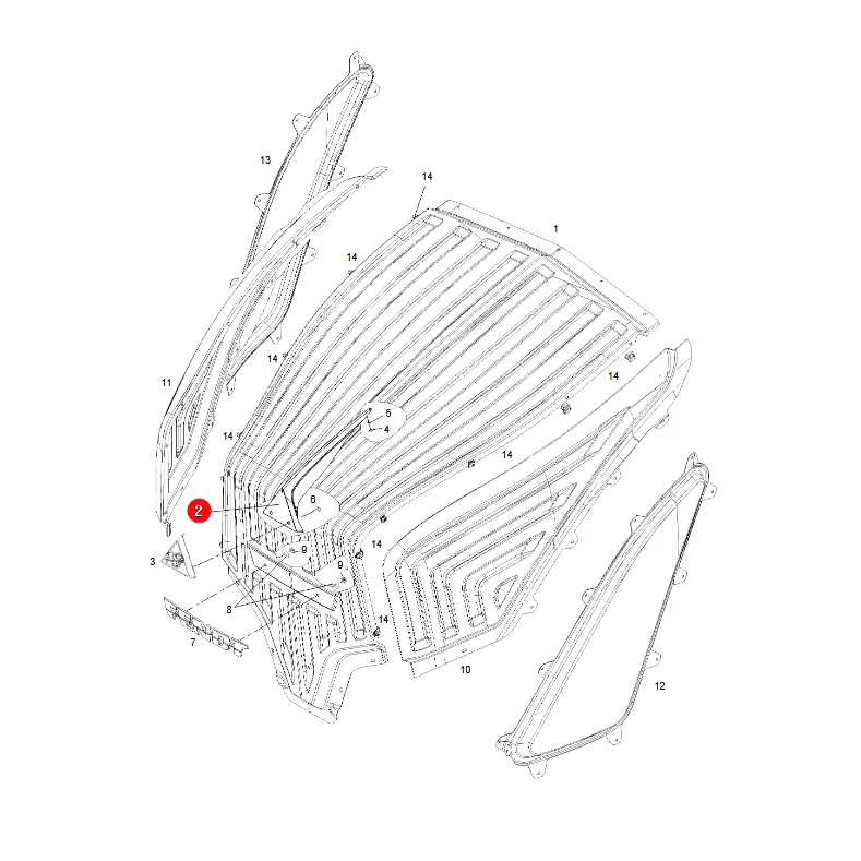 AGCO - 737500021450 - Logo Base Fendt