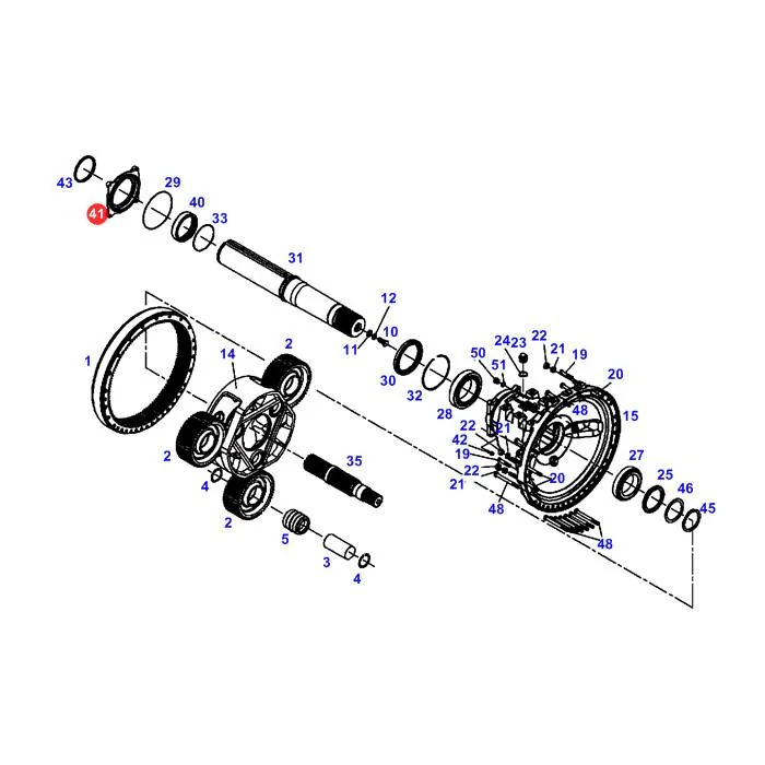 AGCO - 934152150241 - Fendt Rear Axle Cover