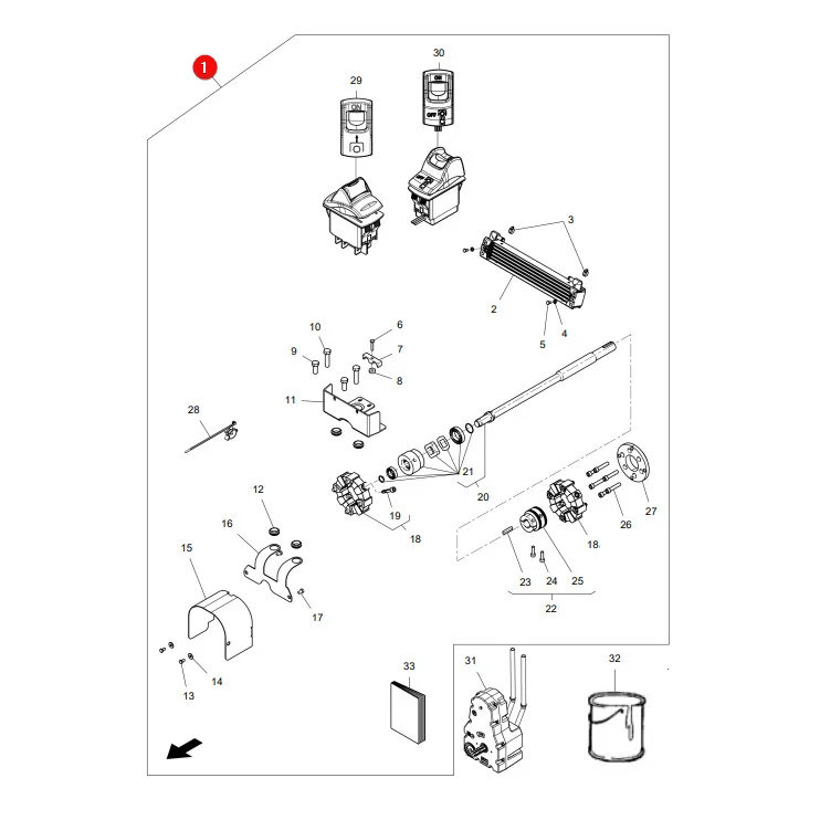 AGCO - ACP0633510 - PTO Parts Kit Massey Ferguson